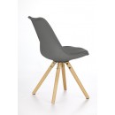 Стул HALMAR K201 серый/натуральный